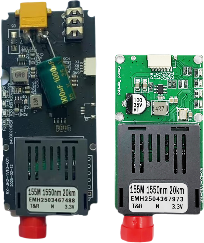 <strong>【Customizable】1 channel TTL + 1 channel video optical terminal machine 20km 40km 60km 80km</strong>